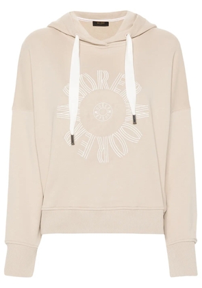 Moorer Damla-SFT cotton hoodie - Neutrals