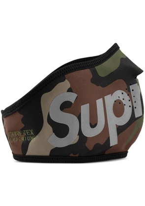 Supreme logo windstopper face mask - Green
