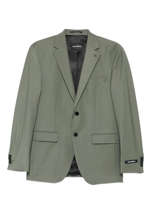 Karl Lagerfeld button notch-lapel blazer - Green