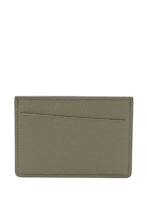 Maison Margiela Four Stitches leather card holder - Green