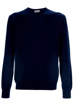 Cruciani V-neck jumper - Blue