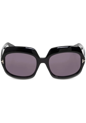 TOM FORD Eyewear FT1155 oversize-frame sunglasses - Black
