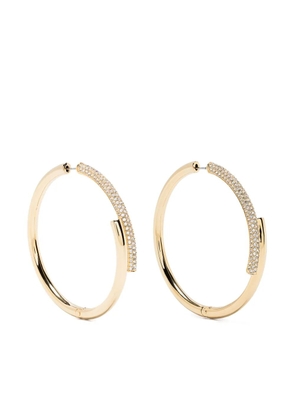 Swarovski Dextera hoop earrings - Gold