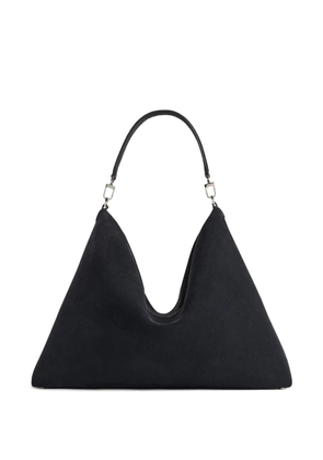 TOTEME bevel suede shoulder bag - Blue