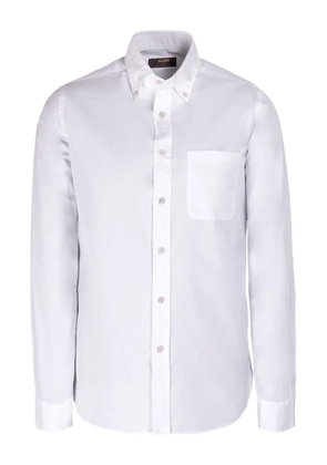 Moorer chest-pocket button-down shirt - White
