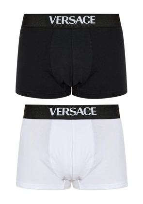 Versace logo-band boxer (pack of two) - Black