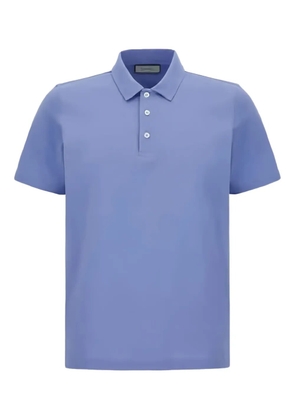 Canali button polo shirt - Blue