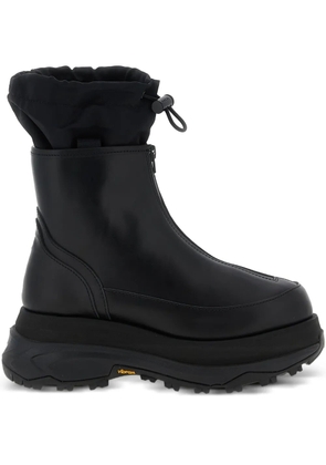 sacai platform ankle boots - Black