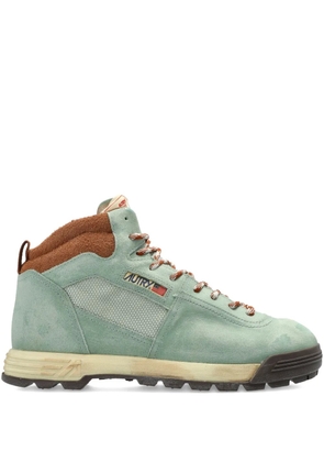Autry high-top panelled boots - Green