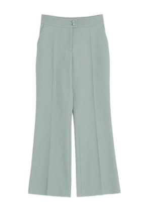 Valentino Garavani flared wool trousers - Green