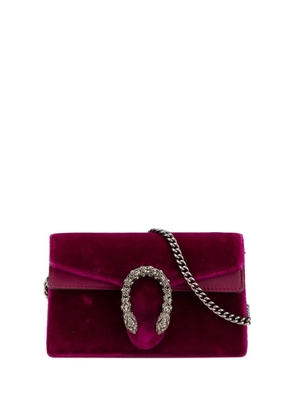 Gucci Pre-Owned 2016-2025 Super Mini Velvet Dionysus crossbody bag - Purple