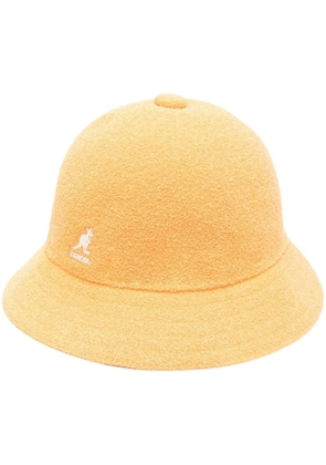 Kangol embroidered-logo bucket hat - Orange