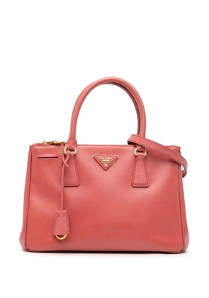 Prada Pre-Owned 2010-2025 Small Saffiano Lux Galleria Double Zip satchel - Pink