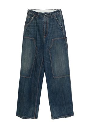 Maison Margiela elastic-waistband jeans - Blue