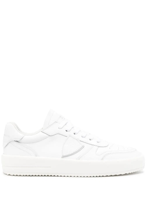Philippe Model Paris Temple Veau leather sneakers - White