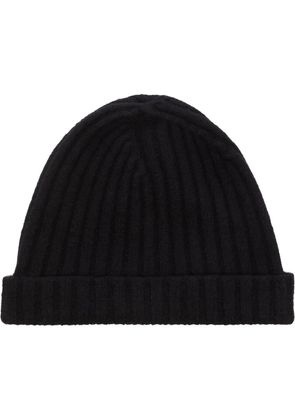 Jil Sander wool beanie hat - Black