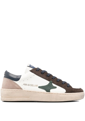 Ama Brand Deluxe star-appliqué sneakers - White