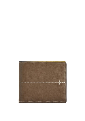 Tod's T-stitch wallet - Brown