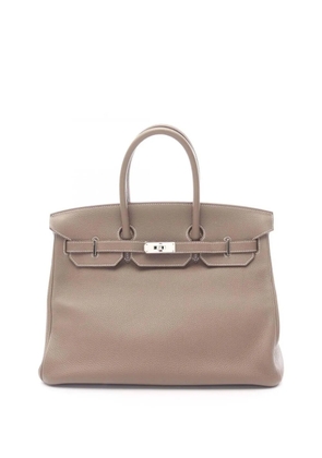 Hermès Pre-Owned 2014 Togo Birkin Retourne 35 handbag - Brown
