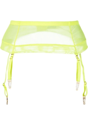Maison Close Corps à Corps Neon garter belt - Yellow