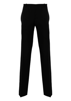 Alexander McQueen mid-rise tailored wool trousers - Black