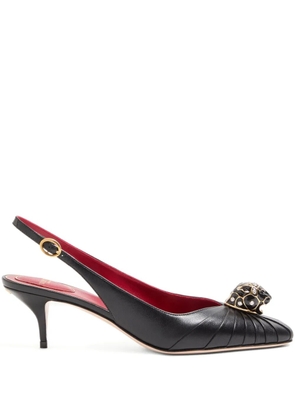 Valentino Garavani 55mm Panthea pleated pumps - Black