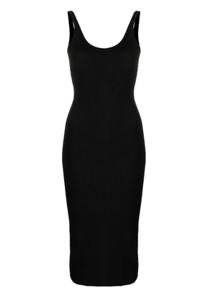 GCDS chain-detail backless knit dress - Black