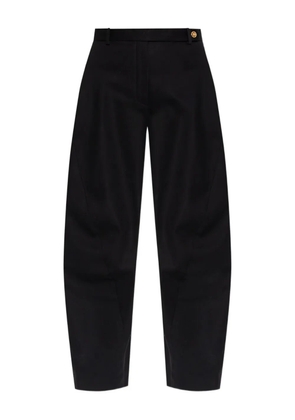 Versace Medusa-button panel trousers - Black