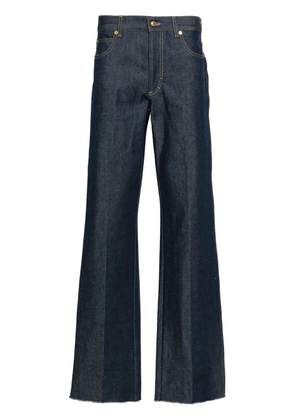 Gucci logo-patch jeans - Blue