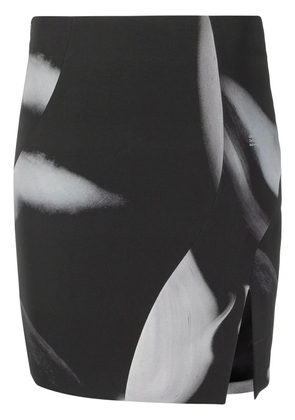 Off-White Liquid Melt mini skirt - Black