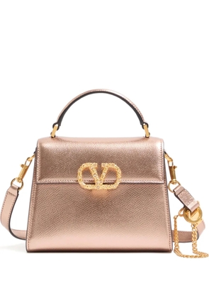 Valentino Garavani mini Vsling leather tote bag - Pink