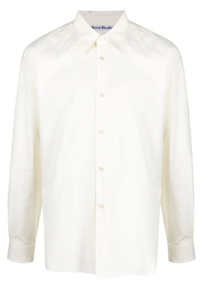 Acne Studios point-collar stretch-cotton shirt - White