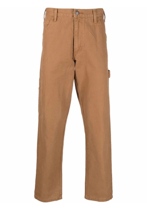 DICKIES rear logo-patch trousers - Brown