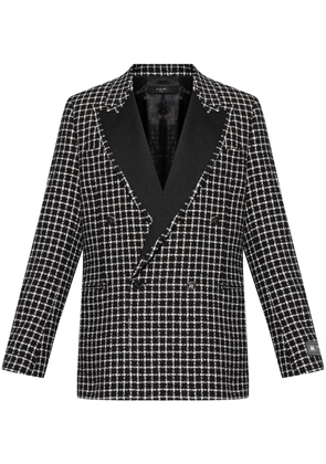 AMIRI bouclé double-breasted blazer - Black