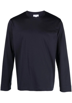 Sunspel crew-neck cotton T-shirt - Blue