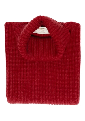 DAVANTINO roll-neck wool top - Red