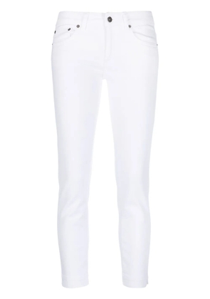 DONDUP slim-cut cropped jeans - White