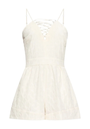 IRO strap-detail playsuit - Neutrals