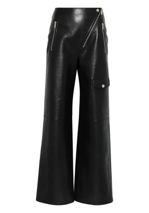 Nanushka leather trousers - Black