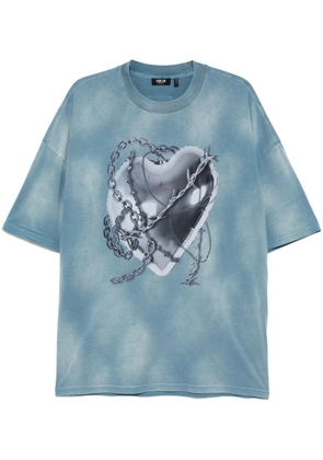 FIVE CM graphic-print T-shirt - Blue