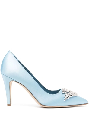 Manolo Blahnik 90mm Palos pumps - Blue