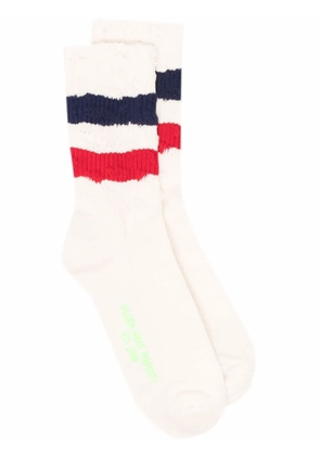 Golden Goose stripe trim socks - Neutrals