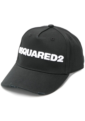 DSQUARED2 embroidered logo baseball cap - Black