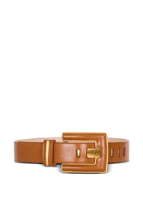 Balmain Anthem leather belt - Brown