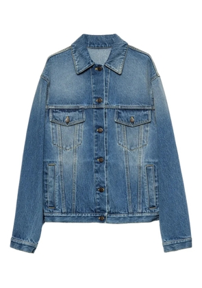 Prada denim blouson jacket - F0V3N LIGHT BLUE