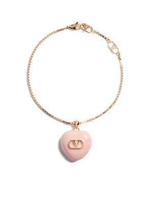 Valentino Garavani Coeur Royal heart-charm bracelet - Gold