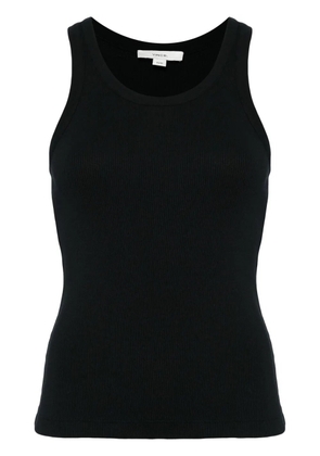 Vince ribbed-knit sleeveless tank top - Black