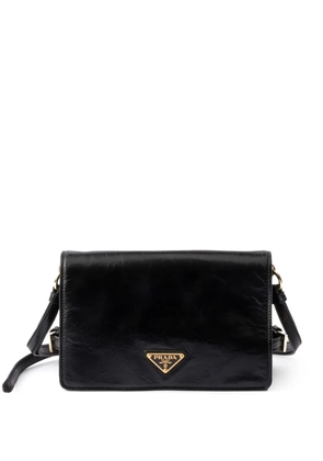 Prada leather shoulder bag - Black