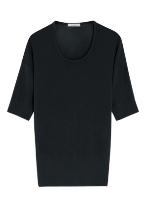 LEMAIRE ribbed short-sleeve T-shirt - Black