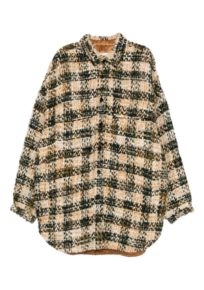 Monse oversized shirt coat - Brown